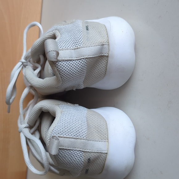 Nike flex runner stroke running light grey off white sneakers - Picture 5 of 14